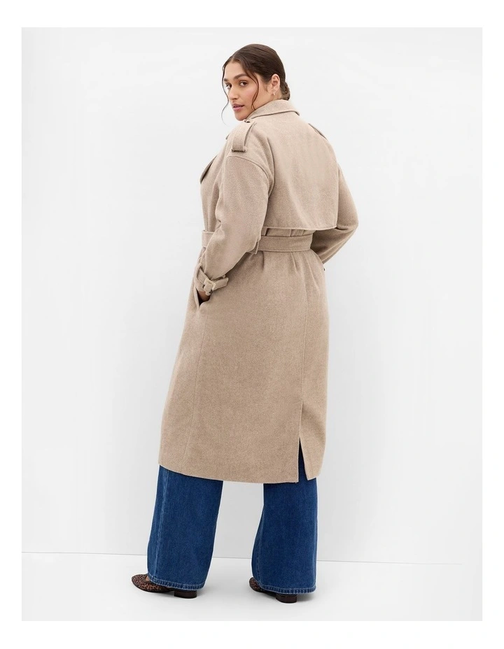 Nadia Trench in Caramel image 2