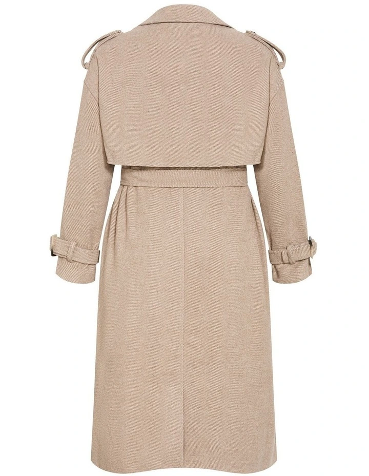 Nadia Trench in Caramel image 4