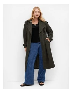 Nadia Trench in Hunter Green