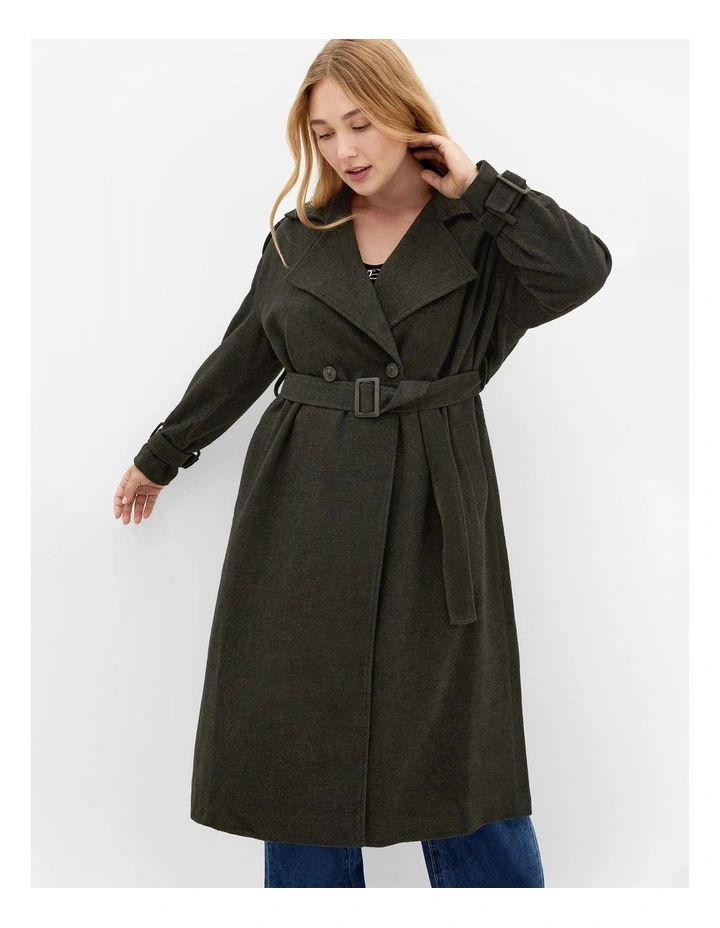 Nadia Trench in Hunter Green image 3