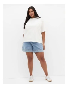 Tahlia Knit Tee in IIvory