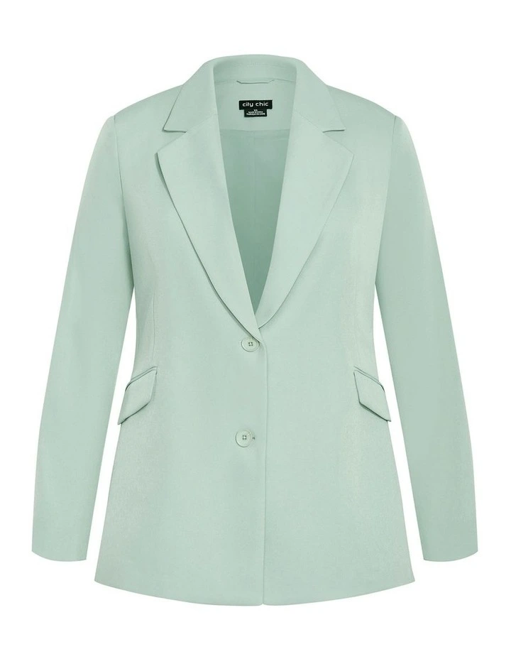 Yazmin Blazer in Mint image 3