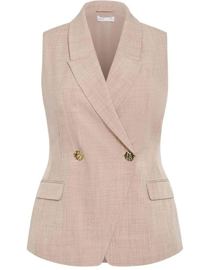 Luci Vest in Latte image 3