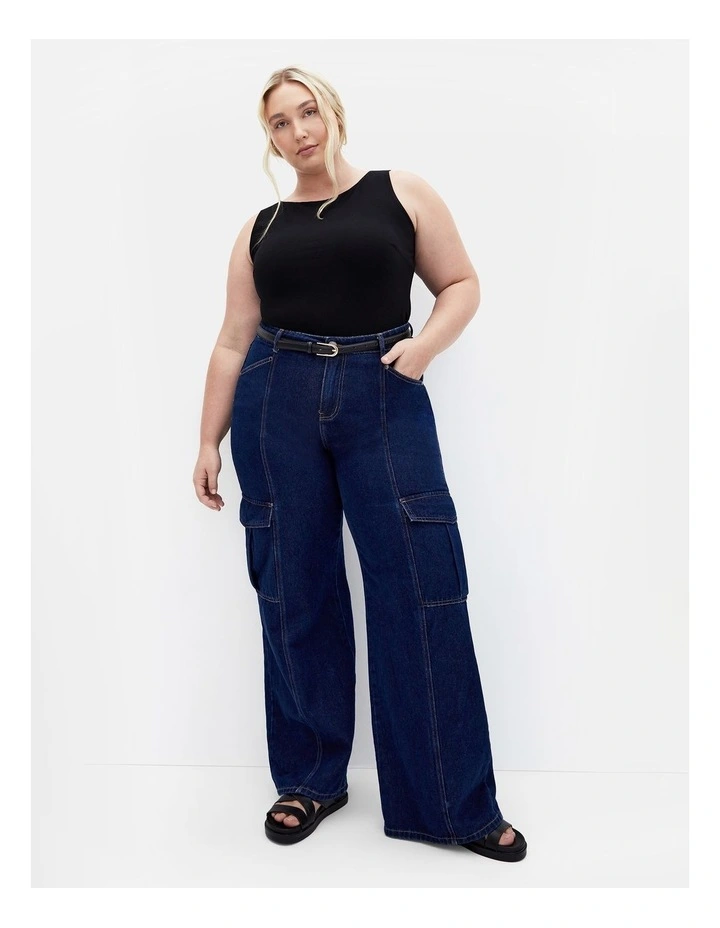 Ally Tank Top in Black image 1