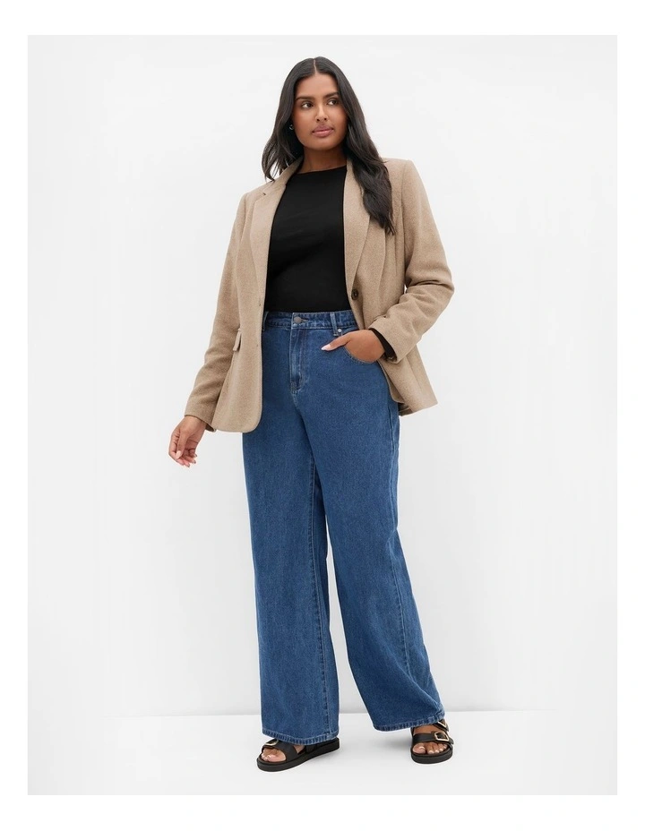 Oxford Melton Jacket in Caramel image 1