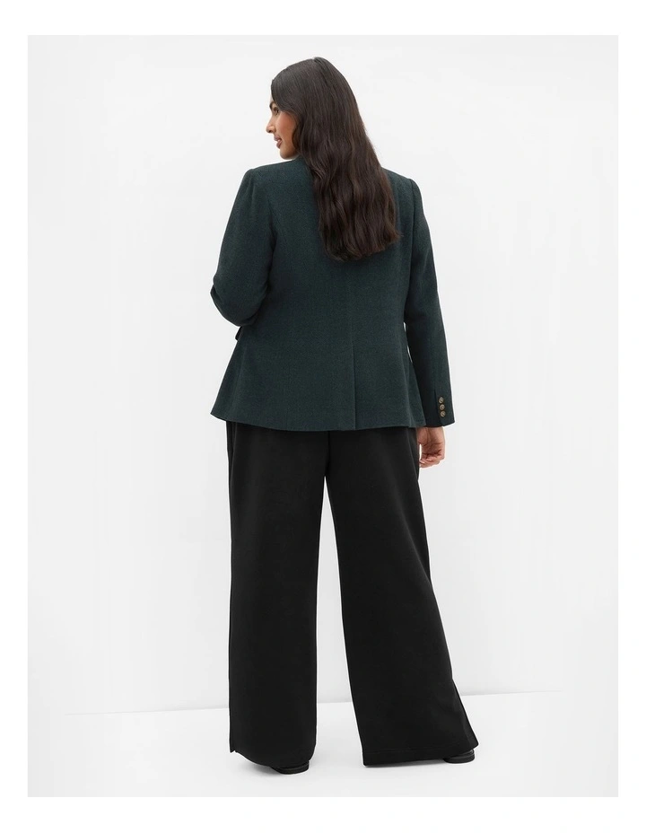 Oxford Melton Jacket in Hunter Green image 2