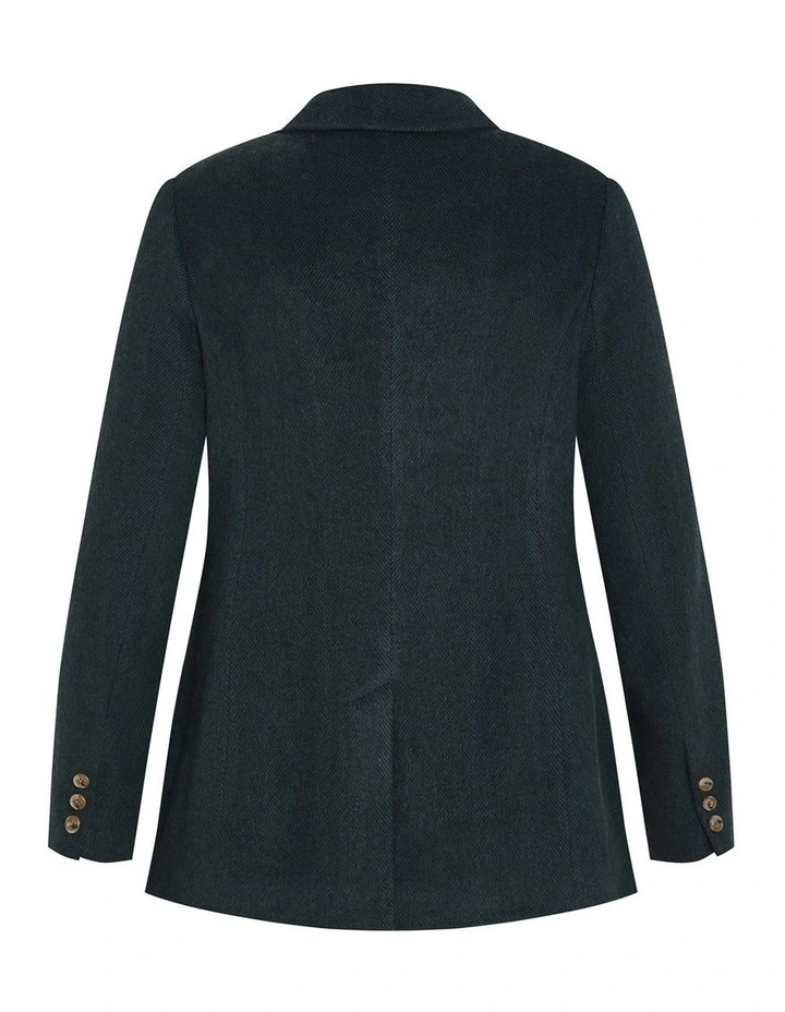 Oxford Melton Jacket in Hunter Green image 4