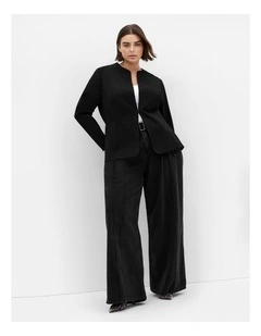 Peyton Ponte Jacket in Black