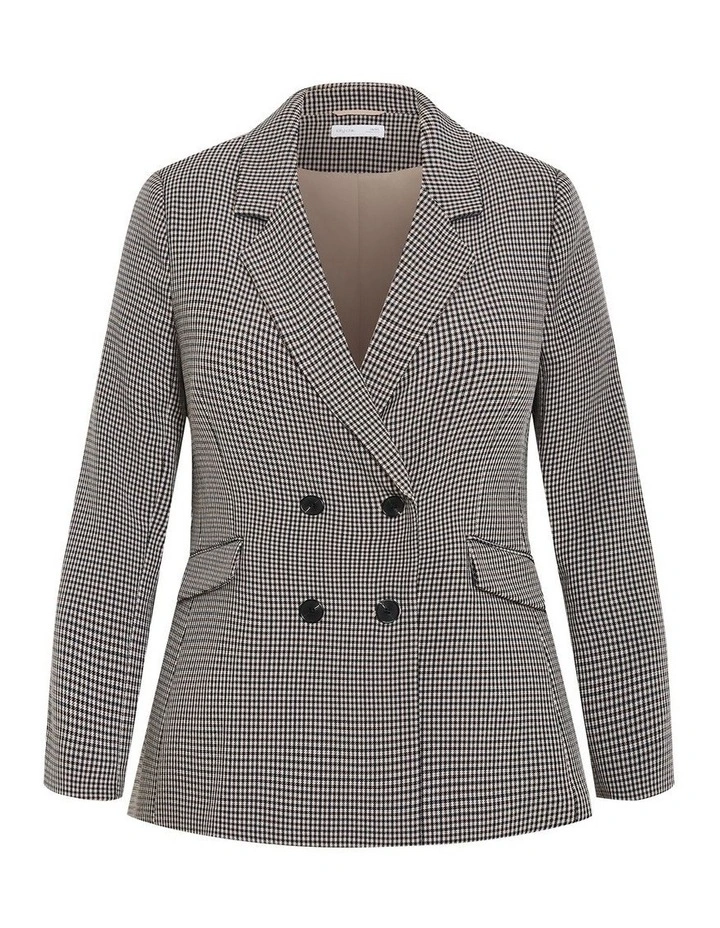Tiana Plaid Blazer in Multi image 3