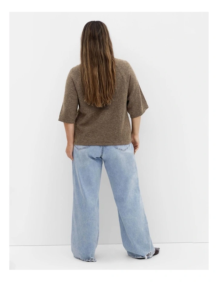 True Knit Top in Walnut image 2