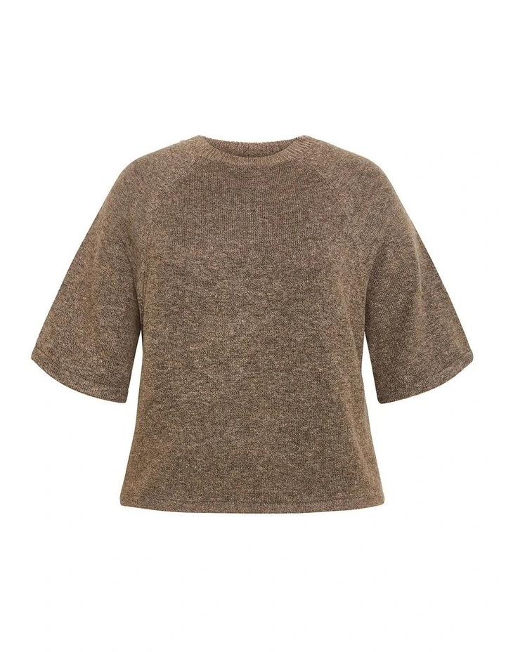 True Knit Top in Walnut image 3