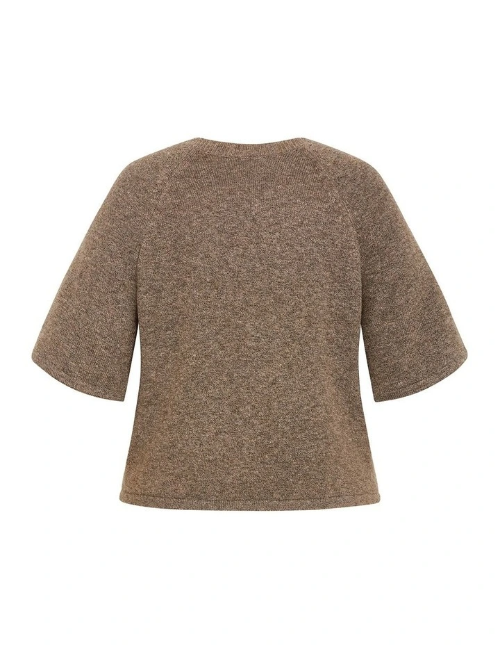 True Knit Top in Walnut image 4
