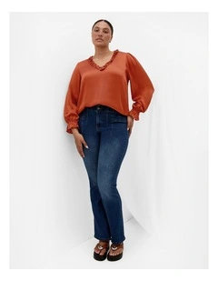 Maia Top in Toffee