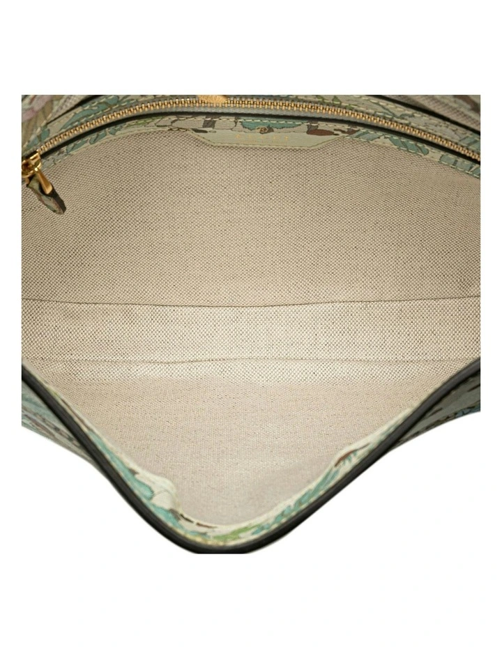 Small Leather Tiger Jackie 1961 Crossbody With Piston-Lock Closure in Multi image 4