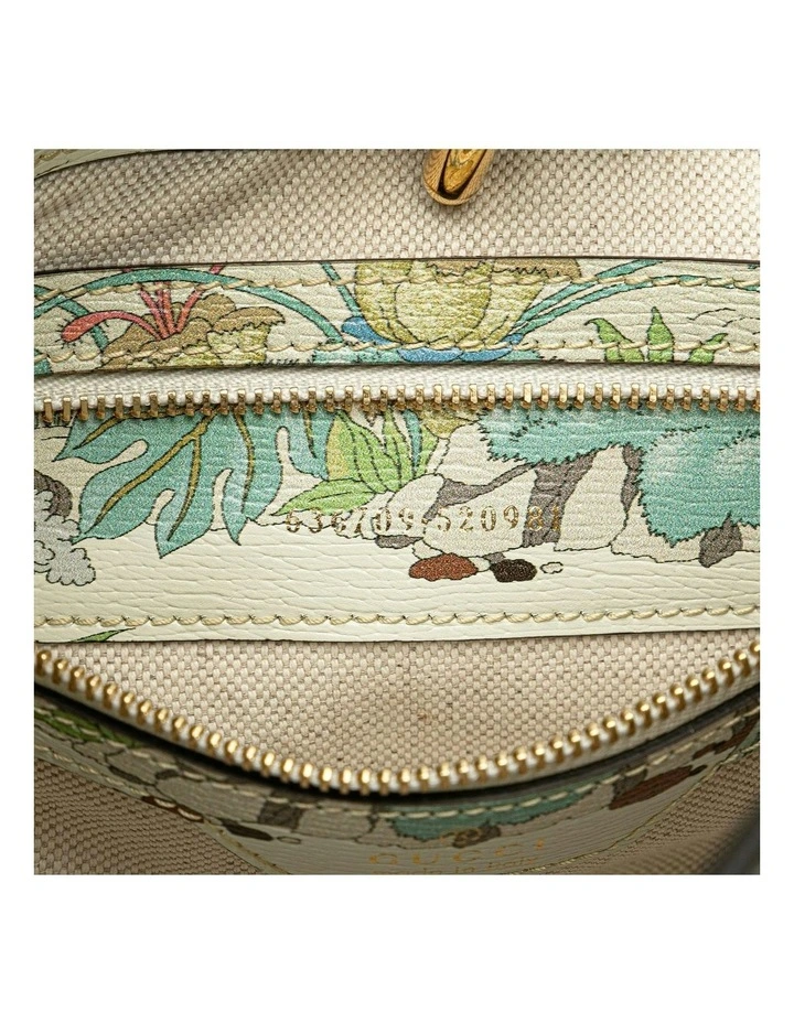 Small Leather Tiger Jackie 1961 Crossbody With Piston-Lock Closure in Multi image 6