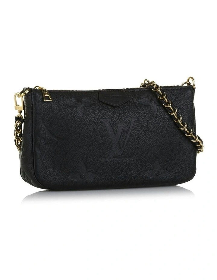 Monogram Empriente Pochette Felicie With Detachable Chain Strap in Black image 2