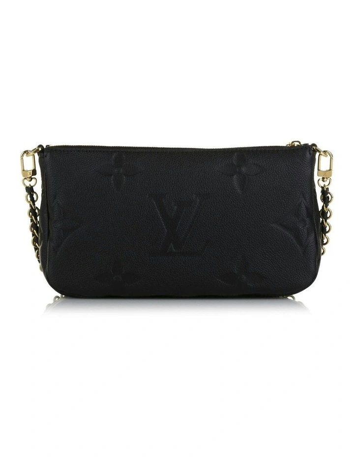 Monogram Empriente Pochette Felicie With Detachable Chain Strap in Black image 3