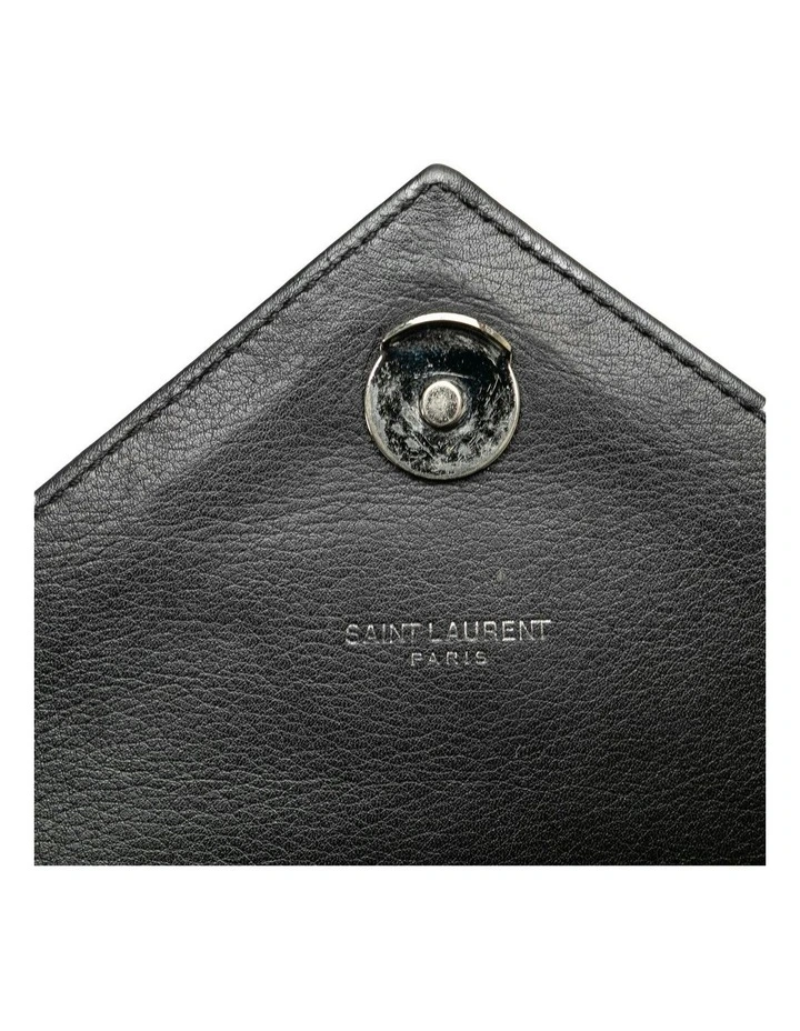 Medium Monogram Heart Patchwork Chain Wallet with Quilted Leather and Magnetic Closure Pre-Loved image 7