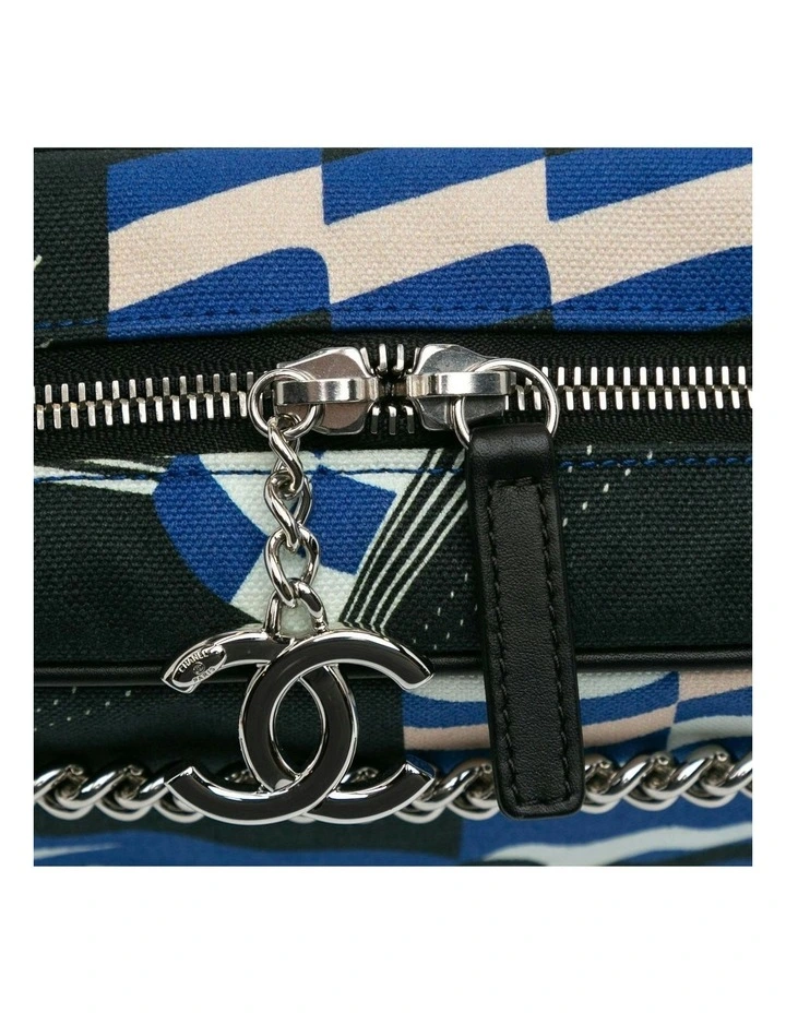 Small Canvas Crossbody Camera Bag with Chain Strap Pre-Loved image 7