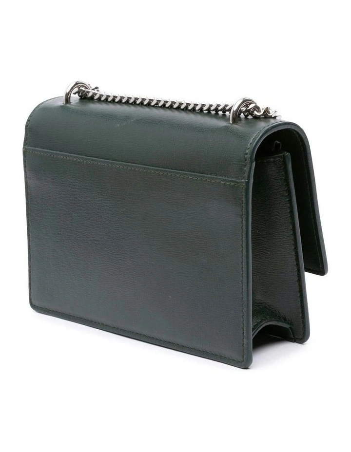 Leather Monogram Chain Wallet with Shoulder Strap Pre-Loved image 2