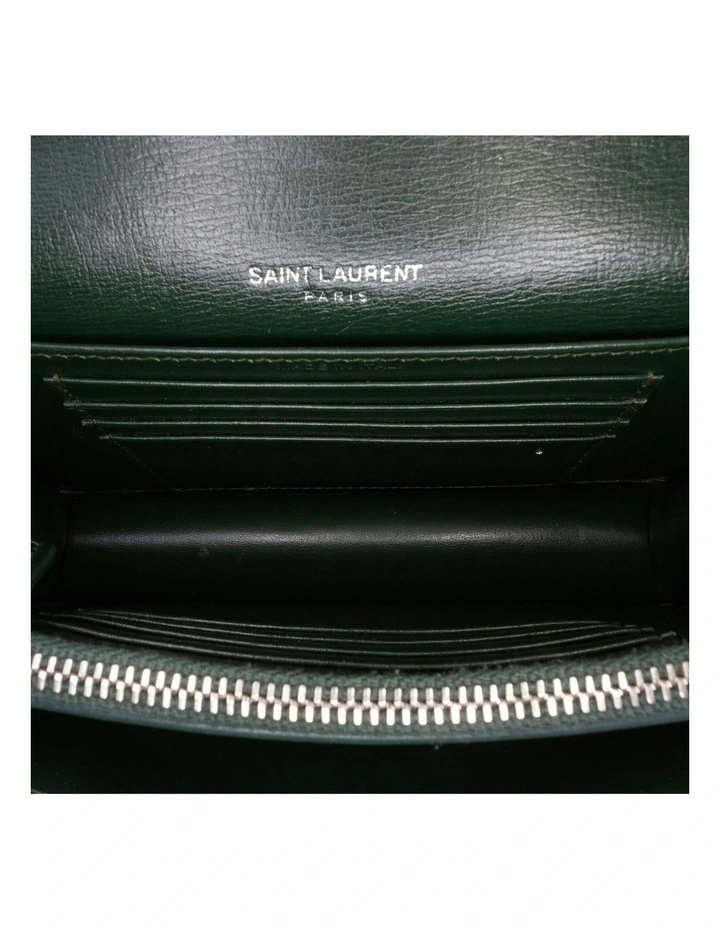 Leather Monogram Chain Wallet with Shoulder Strap Pre-Loved image 4