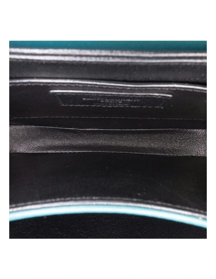 Small Leather Satchel with Adjustable Strap and Interior Slip Pockets Pre-Loved image 4