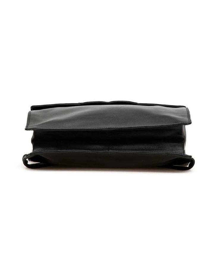 Lambskin Leather Backpack with Magnetic Closure and Interior Zip Pocket Pre-Loved image 3