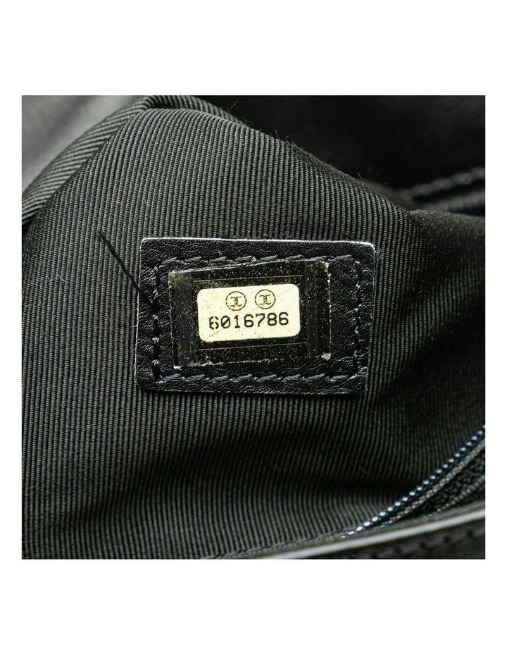 Lambskin Leather Backpack with Magnetic Closure and Interior Zip Pocket Pre-Loved image 6