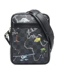 Printed Graphic Small Crossbody Bag with Adjustable Strap Pre-Loved