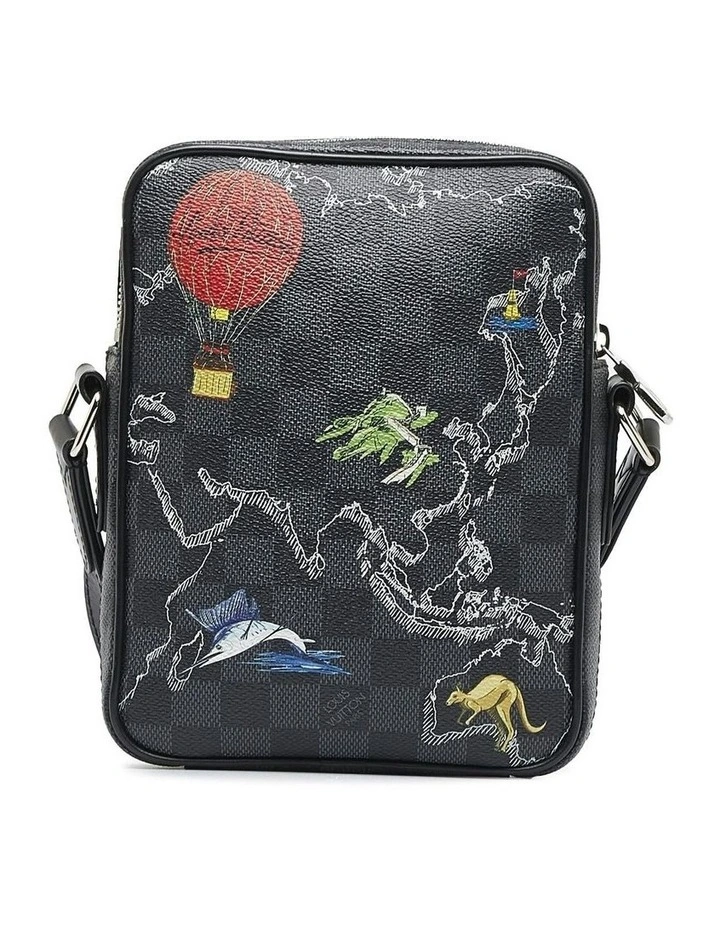 Printed Graphic Small Crossbody Bag with Adjustable Strap Pre-Loved image 3