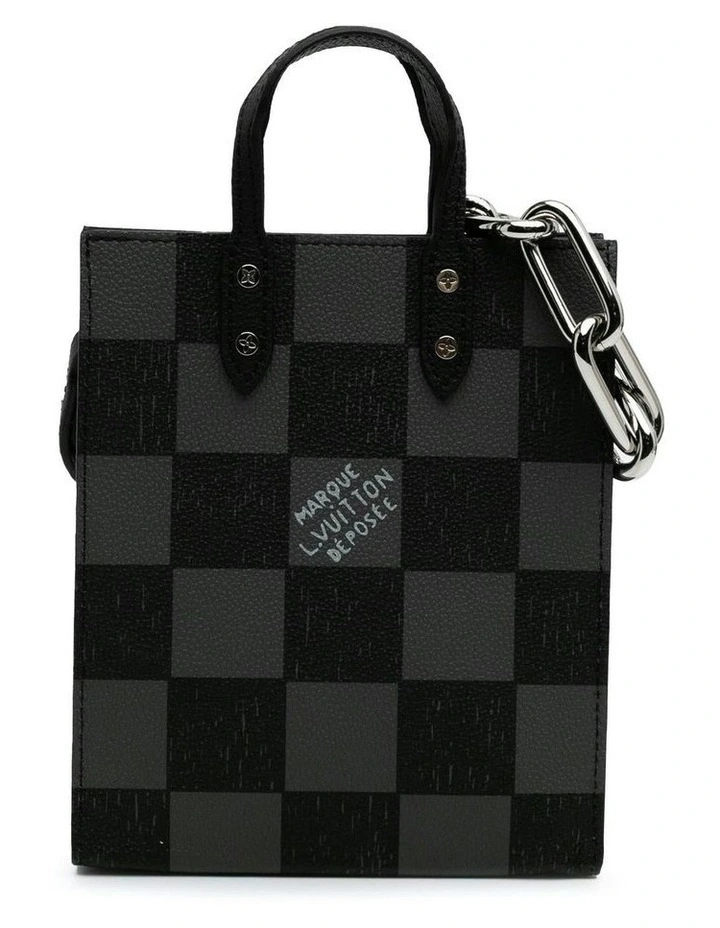 Checkered Tote Bag Pre-Loved image 1