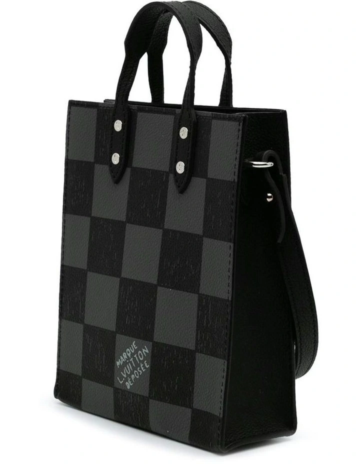 Checkered Tote Bag Pre-Loved image 2
