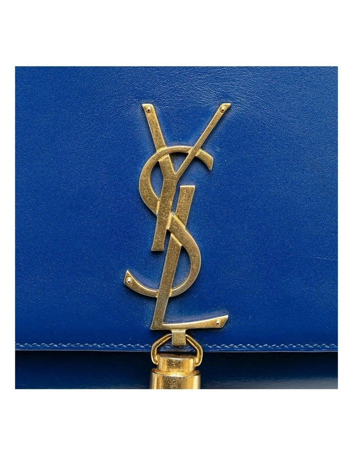 Medium Smooth Calfskin Monogram Tassel Crossbody Bag Pre-Loved image 7