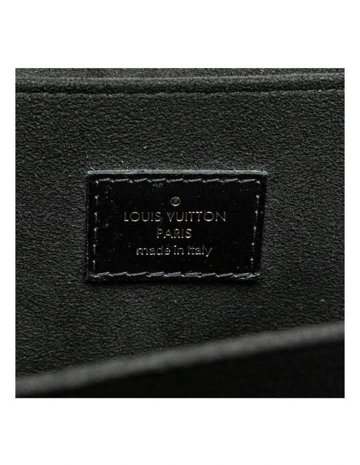 Pochette Metis Canvas Bag with Leather Strap and S-Lock Closure Pre-Loved image 5