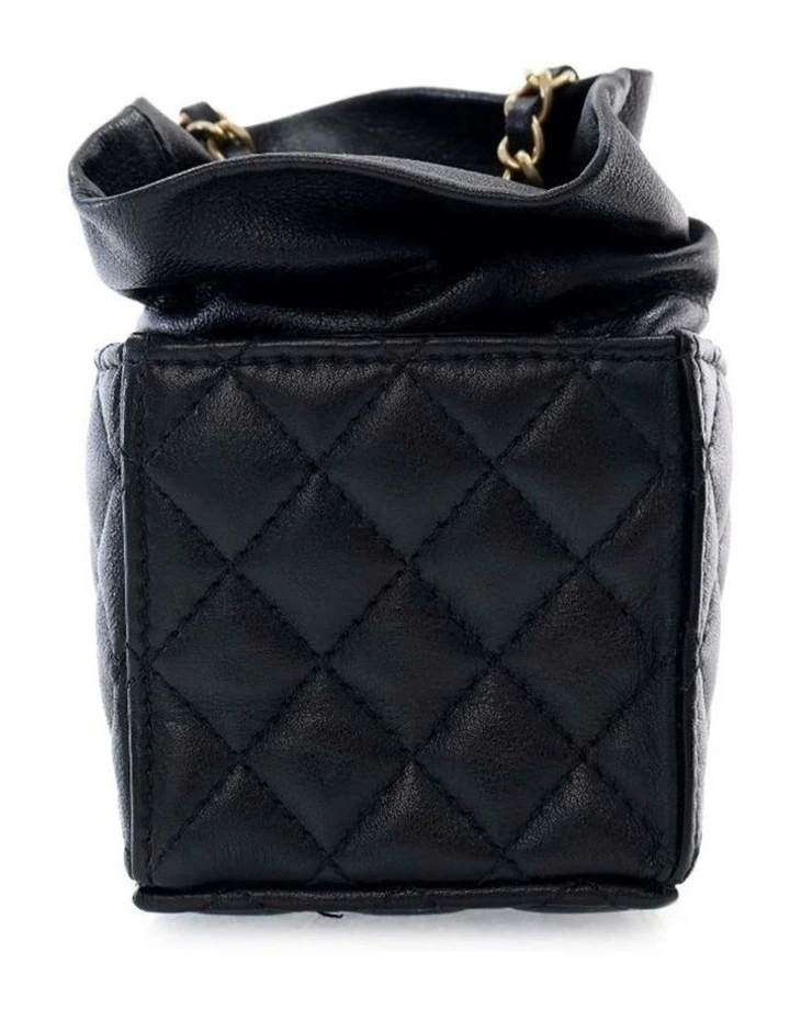 Quilted Bucket Bag Chain Strap Pre-Loved image 4