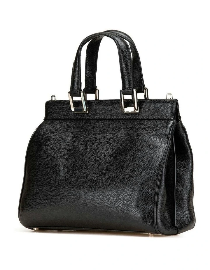 Zumi Top Handle Leather Bag Pre-Loved image 2