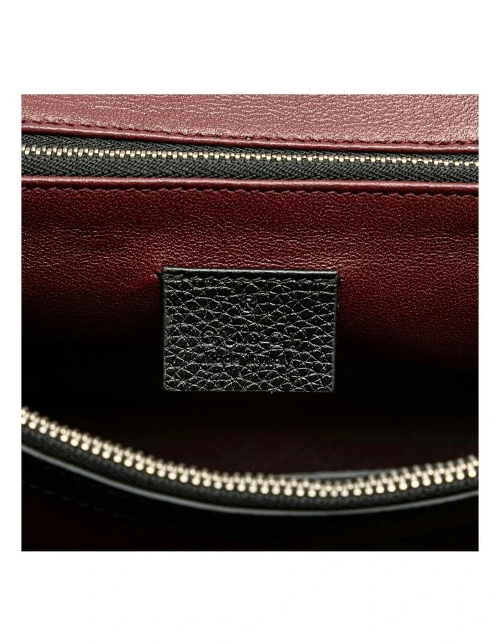 Zumi Top Handle Leather Bag Pre-Loved image 6