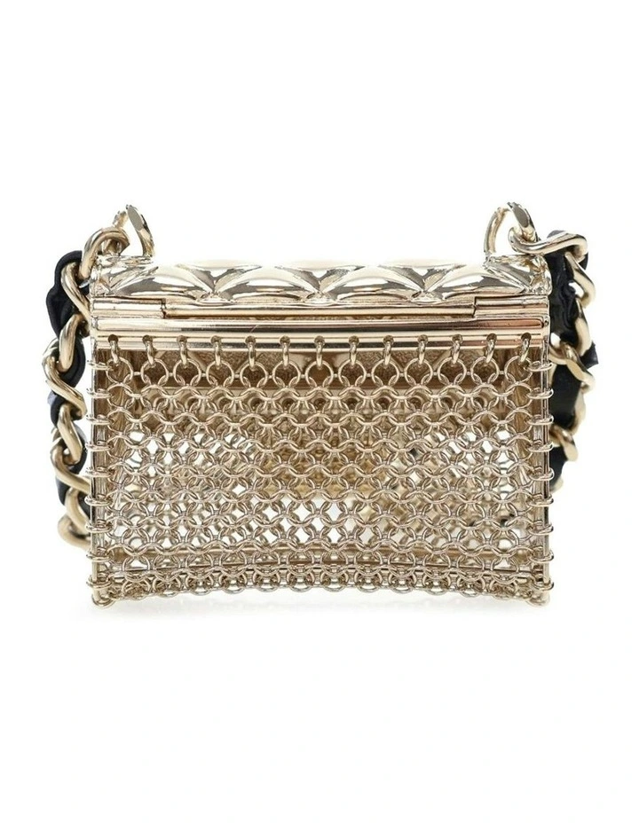 Chanel Gold Plated Lambskin Micro Flap Bag Pendant Necklace Pre-Loved (Azura Fashion Group ABN 30 617 598 651) image 2