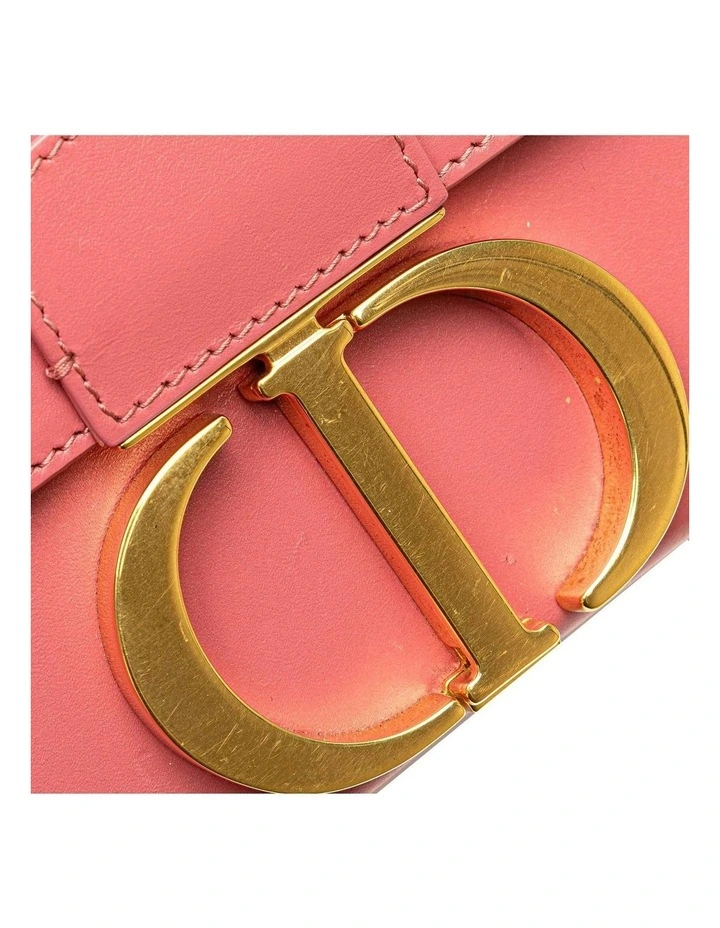 Caro Box Bag CD Logo Leather Pre-Loved image 6
