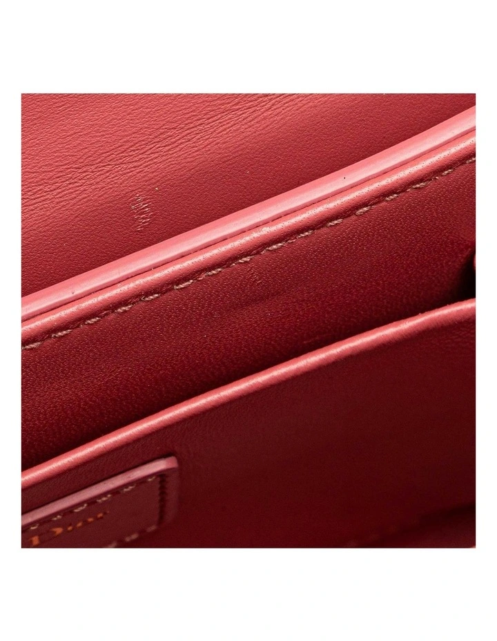 Caro Box Bag CD Logo Leather Pre-Loved image 7