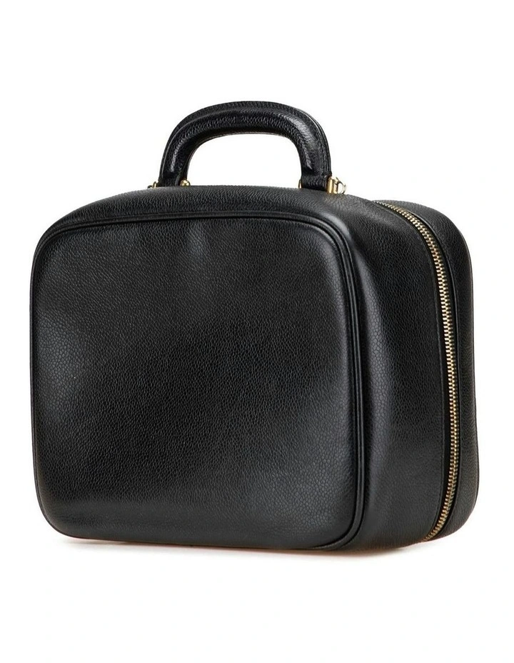 Vanity Case Leather Top Handle Pre-Loved image 2