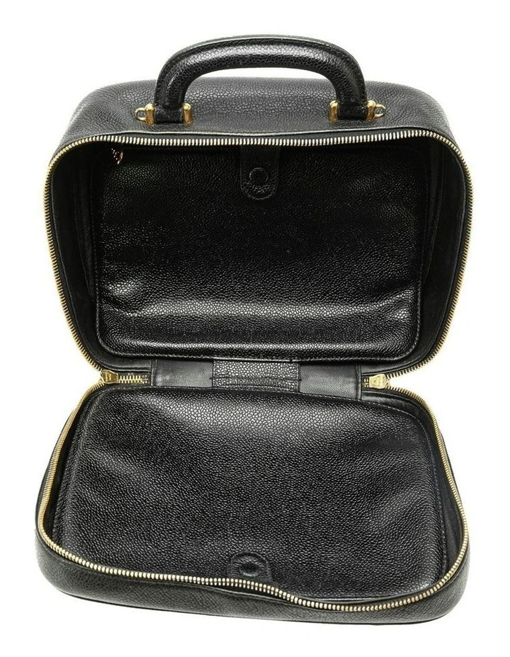 Vanity Case Leather Top Handle Pre-Loved image 4