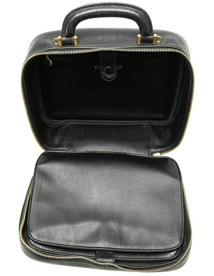 Vanity Case Leather Top Handle Pre-Loved image 5