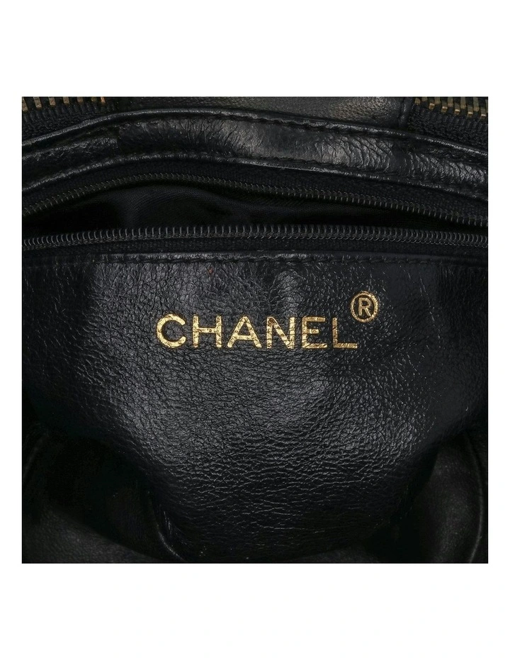 Quilted Lambskin Tassel Vanity Bag with Chain Strap Pre-Loved image 5
