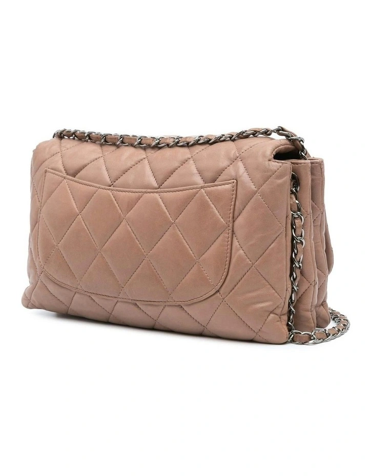 Quilted Lambskin Accordion Flap Bag with Chain Straps Pre-Loved image 2