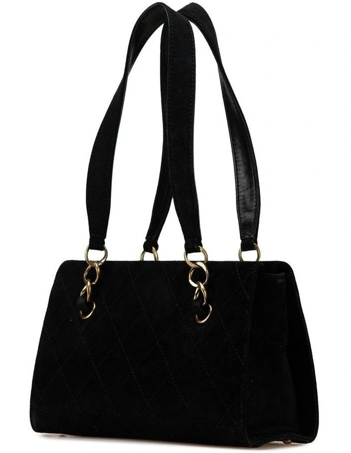 Chanel Quilted Suede Tote Bag Pre-Loved image 2