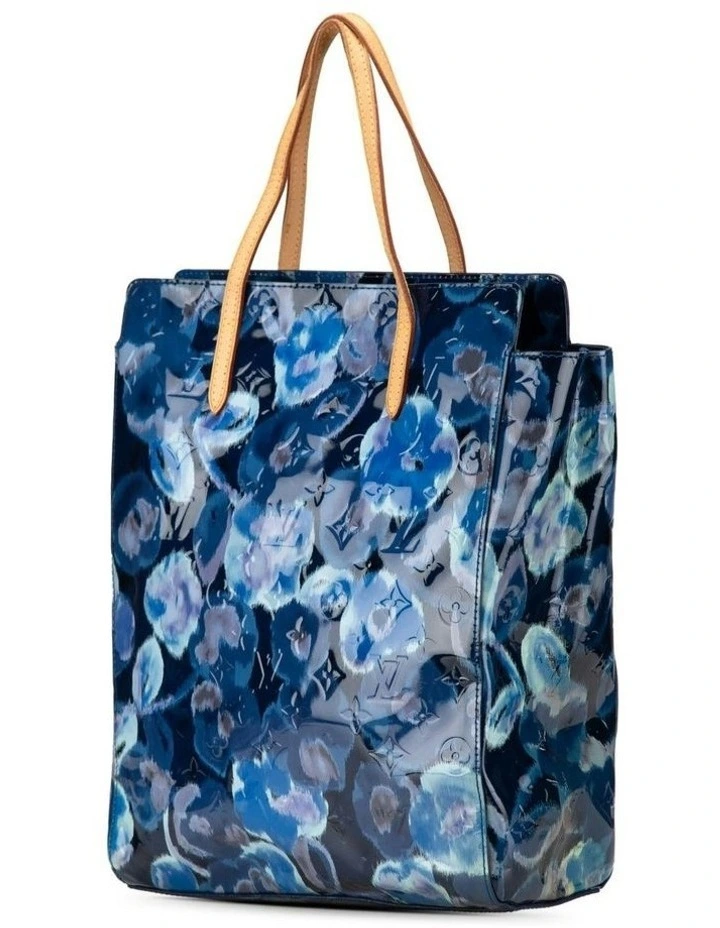 Monogram Vernis Ikat Catalina Tote Bag with Vachetta Leather Handles Pre-Loved image 2