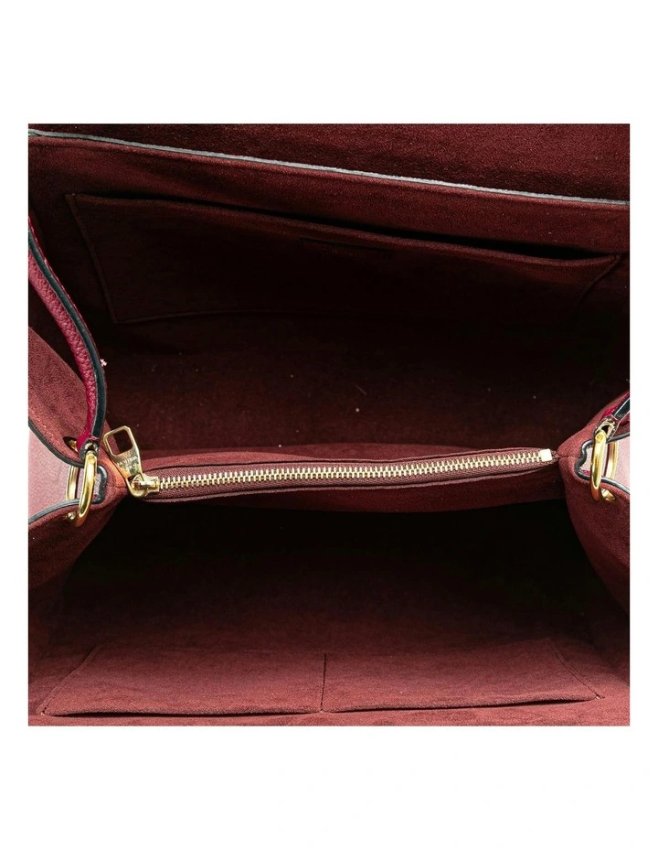 Monogram Empreinte Leather Trocadero Handbag with Top Handle and Flap Closure Pre-Loved image 4