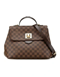 Bergamo MM Bag with Leather Trim and Detachable Strap Pre-Loved