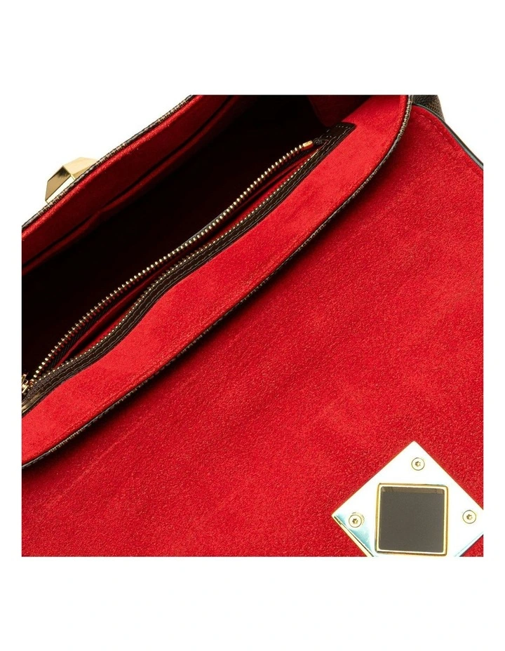Bergamo MM Bag with Leather Trim and Detachable Strap Pre-Loved image 5